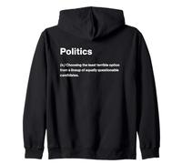 Relatable Funny Dictionary Definition Politics Sudadera con Capucha
