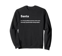 Relatable Funny Dictionary Definition Santa Sudadera