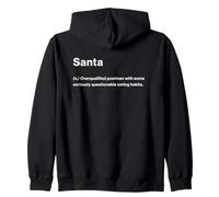 Relatable Funny Dictionary Definition Santa Sudadera con Capucha