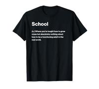 Relatable Funny Dictionary Definition School Camiseta