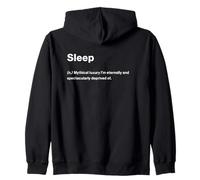 Relatable Funny Dictionary Definition Sleep Sudadera con Capucha