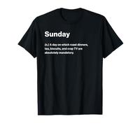 Relatable Funny Dictionary Definition Sunday Camiseta