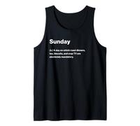 Relatable Funny Dictionary Definition Sunday Camiseta sin Mangas