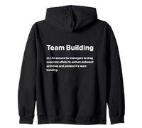 Relatable Funny Dictionary Definition Team Building Sudadera con Capucha