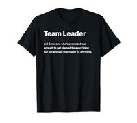 Relatable Funny Dictionary Definition Team Leader Camiseta