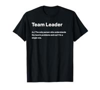 Relatable Funny Dictionary Definition Team Leader Camiseta