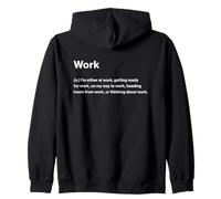 Relatable Funny Dictionary Definition Work Sudadera con Capucha