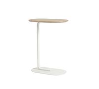 Relate Mesa de Centro 73,5 cm Roble Macizo/Blanco Roto
