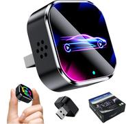 Relativelk Carplay, Relativelk Wireless CarPlay Adapter, Plug & Play 2-in-1 Adapter with 2.4/5GHz WiFi and Bluetooth 5.0, Wide Compatibility with 800+ Car Models for iPhone/Android (Style D)