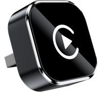 Relativelk CarPlay, RelativeLk Wireless CarPlay, Plug & Play 2-in-1 Adaptador para la conexión automática Cableada y rápida, sin demora (Negro),1pcs