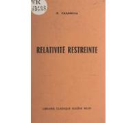 Relativité Restreinte (ebook)