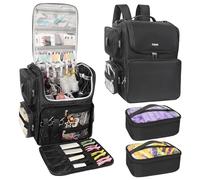 Relavel Bolsa de viaje para herramientas para el cabello, mochila de estilista, bolsa de cosmetología, aislamiento térmico, capa completa para rizador, alisador de pelo, accesorios de viaje, estuche