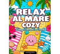 Relax al Mare Cozy: Disegni Semplici e Grandi
