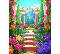 Relax and Color 500 Pages of Secret Garden Scenes for Adults and Children.: Escape into a magical garden filled with intricate designs to brighten your day.
