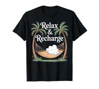Relax and Recharge Cloud Hammock for Calm Living Peaceful Camiseta