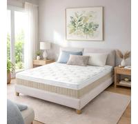Relax Colchón 150x200 | Colchon 150x200cm Muelles Ensacados con Viscogel | Firmeza Media Alta | Altura 25cm | Transpirable y Viscoelástico con Memoria | Fabricado en España | Elara Advance 150 x 200