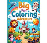 Relax & Color: 80-Page Fun Coloring Book for Kids Ages 4-8 | Creative Activity Book with Cute Animals,