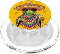 Relax - Gringo - Un Divertido Lagarto en un Poncho y un Sombrero PopSockets PopGrip para MagSafe