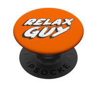 Relax Guy | Park Comedy South Orange Man Cita PopSockets PopGrip Adhesivo