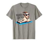 Relax I Goat This Funny Yoga Refranes y cabras Camiseta