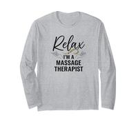Relax I'm a Massage Therapist Minimal Hands Graphic Manga Larga