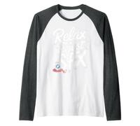 Relax It's Just SFX Makeup Artist Work Movie Film - Camiseta Manga Raglan