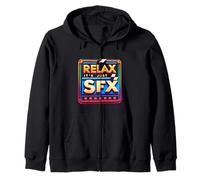 Relax It's Just SFX Makeup Artist Work Movie Film - Sudadera con Capucha