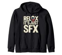Relax It's Just SFX Makeup Artist Work Movie Film Sudadera con Capucha