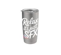 Relax It's Just SFX Makeup Artist Work Movie Film - Vaso térmico de acero inoxidable de doble pared