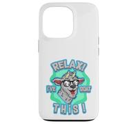 Relax I've Goat This Funny Cool Farm Animal Pun Design Carcasa para iPhone 13 Pro