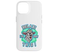 Relax I've Goat This Funny Cool Farm Animal Pun Design Carcasa para iPhone 14