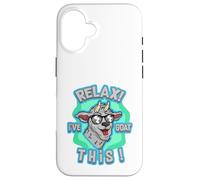 Relax I've Goat This Funny Cool Farm Animal Pun Design Carcasa para iPhone 16