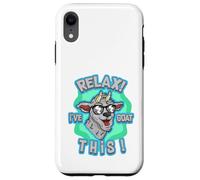 Relax I've Goat This Funny Cool Farm Animal Pun Design Carcasa para iPhone XR
