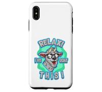 Relax I've Goat This Funny Cool Farm Animal Pun Design Carcasa para iPhone XS MAX