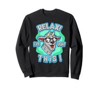 Relax I've Goat This Funny Cool Farm Animal Pun Design Sudadera