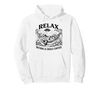 Relax Nada ESTÁ BAJO Control | Funny Raccoon Sudadera con Capucha