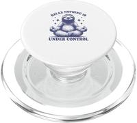 Relax Nothing Is Under Control Perezoso Divertido Regalo para Amantes PopSockets PopGrip para MagSafe