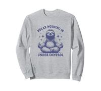 Relax Nothing Is Under Control Perezoso Divertido Regalo para Amantes Sudadera