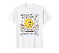 Relax Nothing Is Under Control Retro Mascota Camiseta