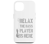 Relax The Bass Player Is Here - Divertido Regalo para Bajista de Guitarra Carcasa para iPhone 13