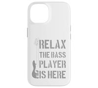 Relax The Bass Player Is Here - Divertido Regalo para Bajista de Guitarra Carcasa para iPhone 14