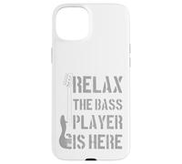 Relax The Bass Player Is Here - Divertido Regalo para Bajista de Guitarra Carcasa para iPhone 15 Plus