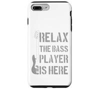 Relax The Bass Player Is Here - Divertido Regalo para Bajista de Guitarra Carcasa para iPhone 7 Plus/8 Plus