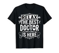 Relax The Best Doctor Is Here Healthcare Appreciation - Camiseta gráfica económica