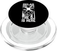 Relax The DJ Is Here, Amante de los Discos de Vinilo Gothic Skull LP PopSockets PopGrip para MagSafe
