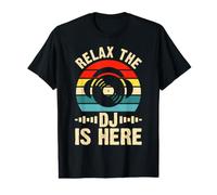 Relax The DJ Is Here Camiseta gráfica económica