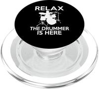 Relax The Drummer está aquí Genial Drummer PopSockets PopGrip para MagSafe
