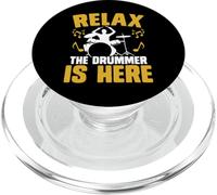 Relax The Drummer Is Here PopSockets PopGrip para MagSafe