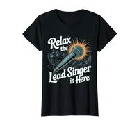 Relax The Lead Singer Is Here Band Frontman Vocalist - Camiseta gráfica económica
