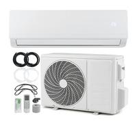 RELAX4LIFE Aire Acondicionado 3,4 kW con Tecnología A++, Silencioso 22 dB, Calefacción y Refrigeración para Espacios hasta 70㎡, 7 Modos, 8 Velocidades de Ventilador, Control Remoto (9000BTU)